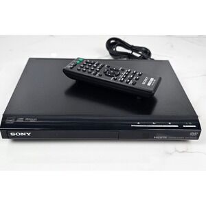 Sony DVP-SR510H DVD Player HDMI 1080p Upscaling with Remote RMT-D197A Black